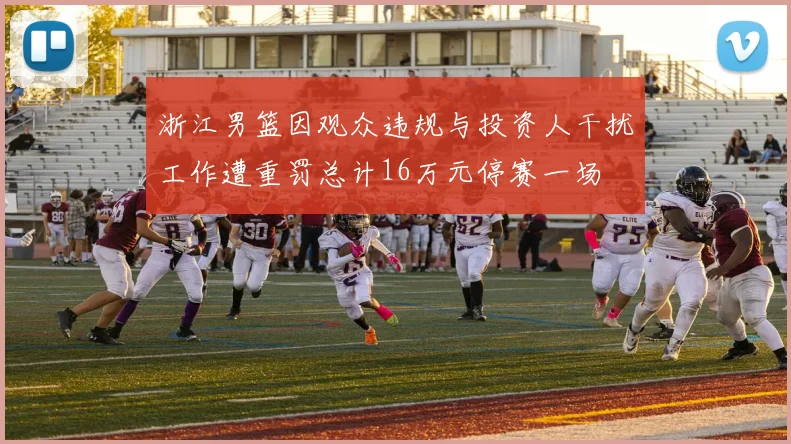 浙江男篮因观众违规与投资人干扰工作遭重罚总计16万元停赛一场